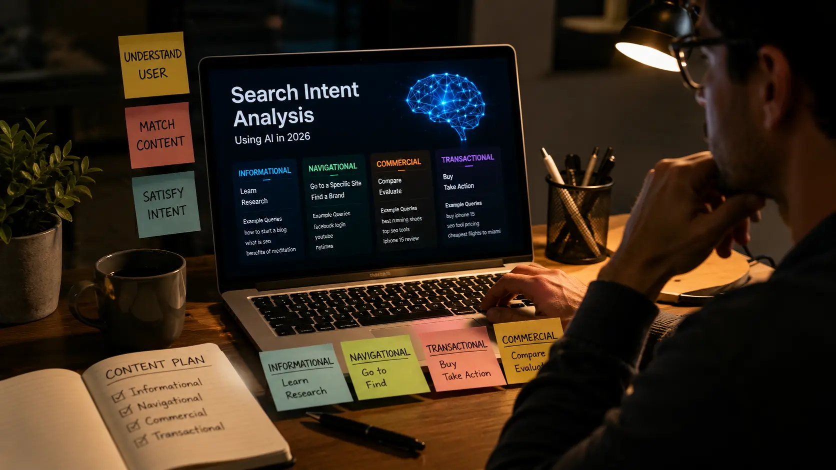 Search Intent Analysis Using AI in 2026