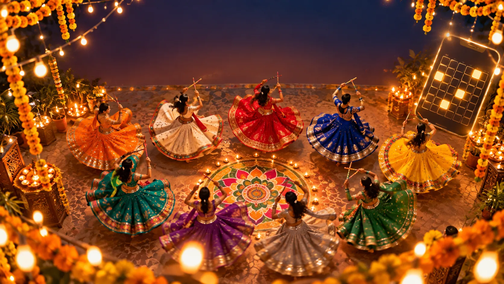 Navratri 2026 Digital Marketing Calendar: Dates, 9 Colours and a Day-Wise Plan for Indian Brands