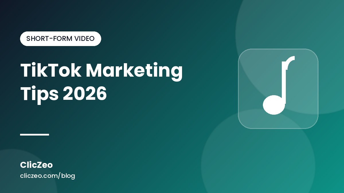 TikTok Marketing Tips 2026