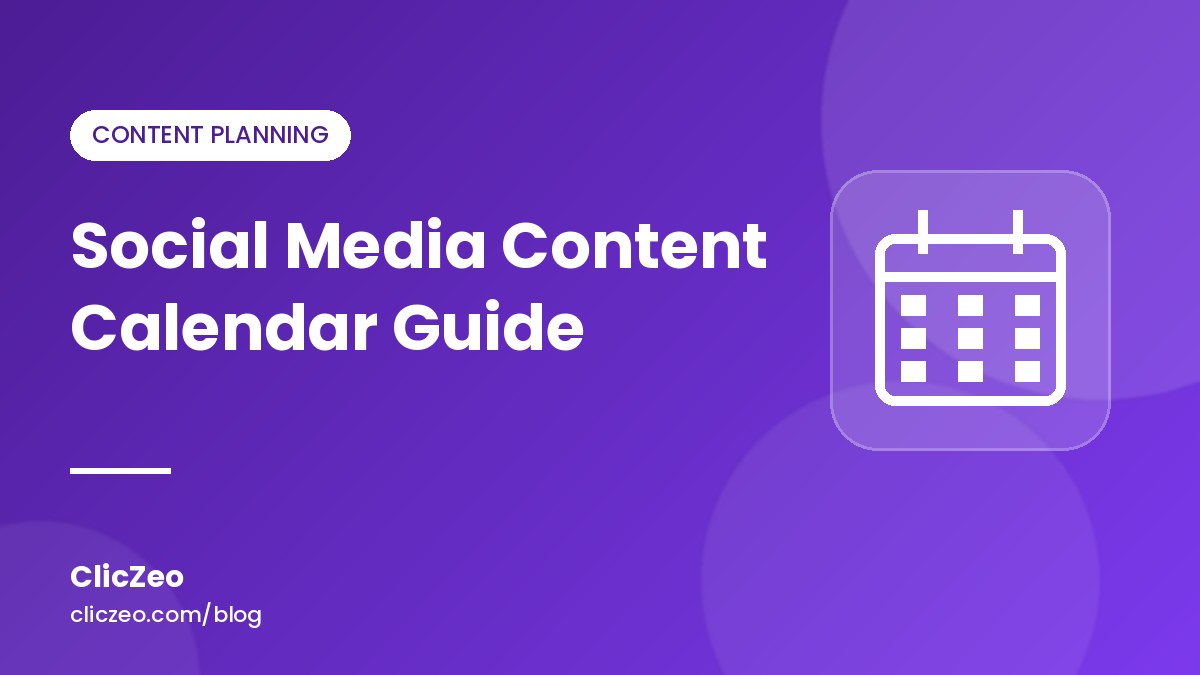 Social Media Content Calendar