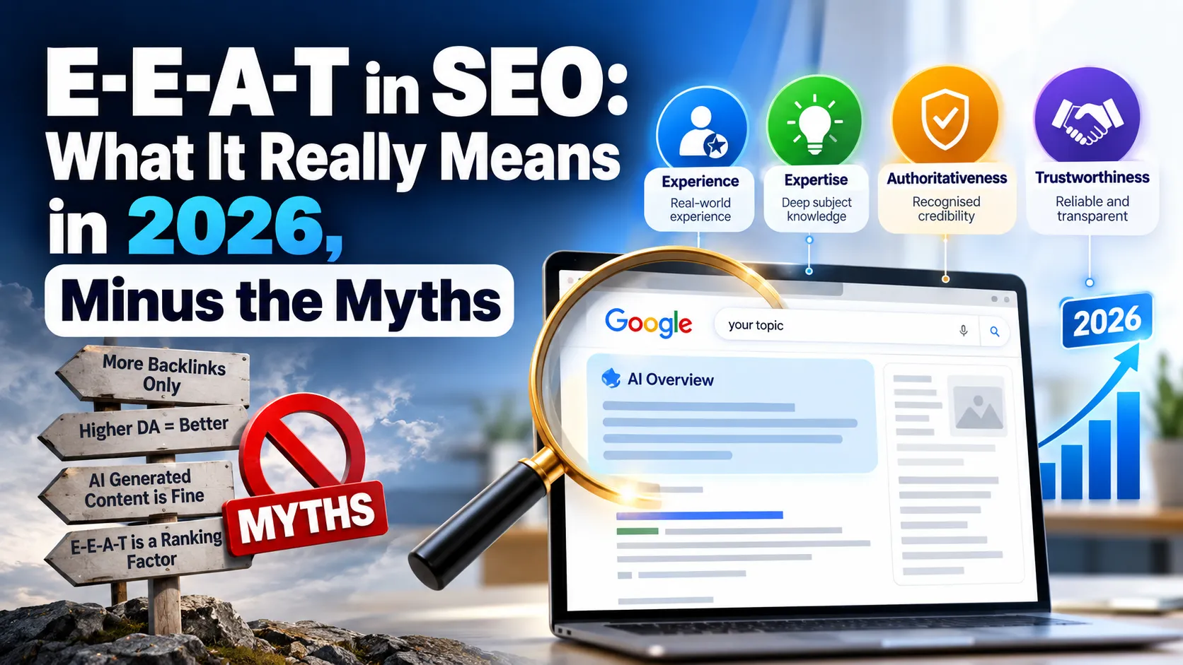 E-E-A-T in SEO: What It Really Means in 2026, Minus the Myths